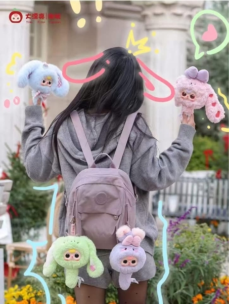 Blind box Baby Three thỏ gương thần Mirror Cute Series Plush Art Toy