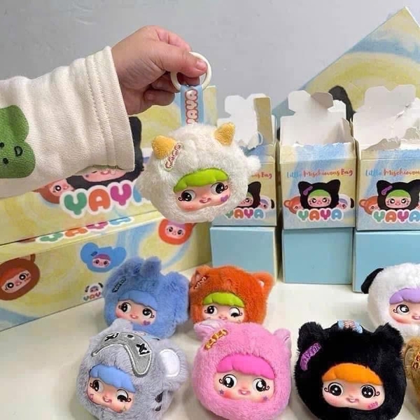 Blind box YAYA KHU RỪNG Mini Little Mischievous Bag Plush 10cm SET 8
