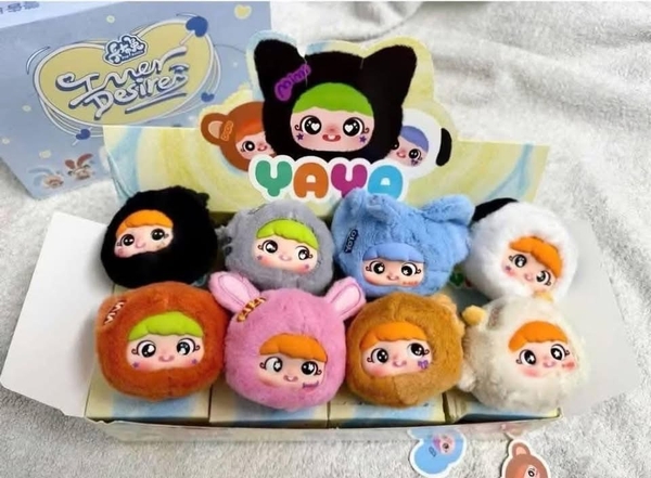 Blind box YAYA KHU RỪNG Mini Little Mischievous Bag Plush 10cm SET 8