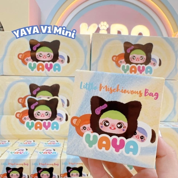 Blind box YAYA KHU RỪNG Mini Little Mischievous Bag Plush 10cm SET 8