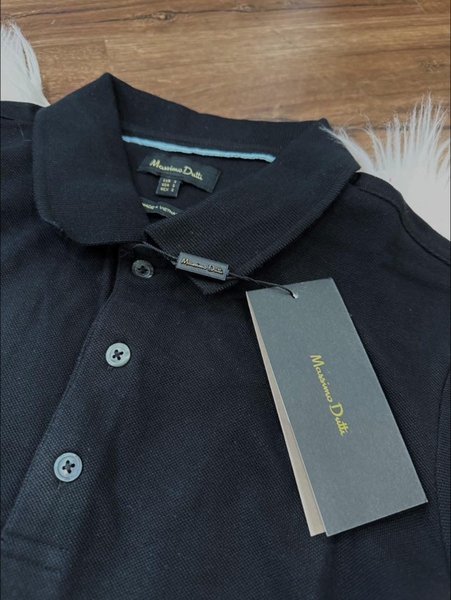 Áo polo cộc tay cho nam hãng Massimo Dutti 4 màu xanh, ghi, trắng, đen