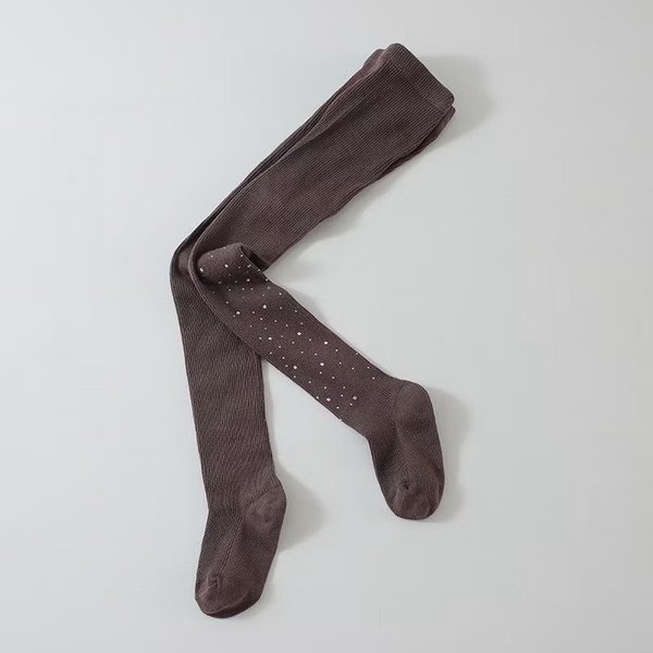 Quần tất bling đính đá 4 màu trắng, đen, hồng, nâu cho bé