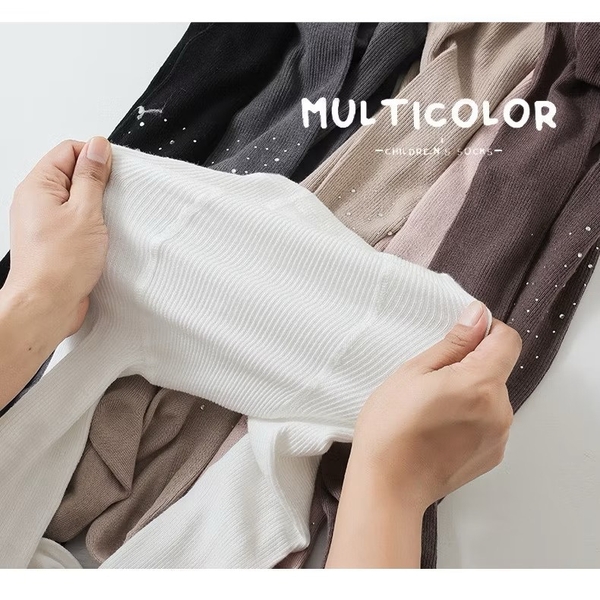 Quần tất bling đính đá 4 màu trắng, đen, hồng, nâu cho bé