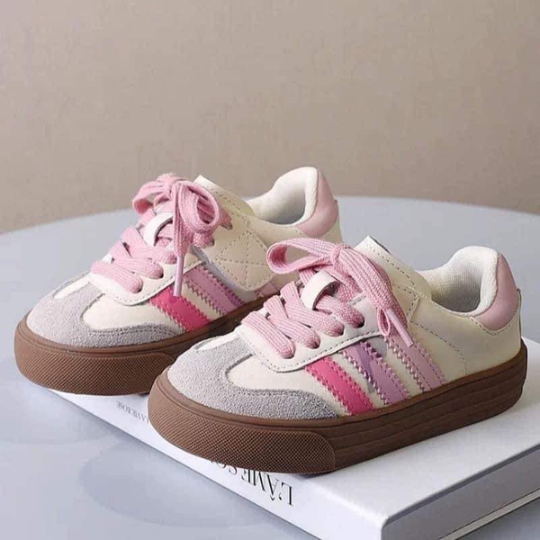 Giày thể thao Samba 2 màu hồng, xanh cho bé trai, bé gái