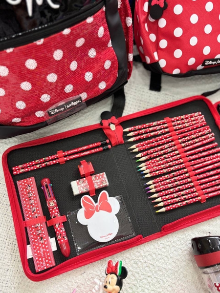 Túi dụng cụ học tập Smiggle 43 chi tiết chủ đề Marvel, Mine Craft, Spiderman, Minnie...