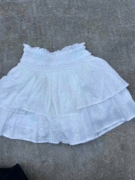 Chân váy tầng chất thô hãng Zara 2 màu trắng, đen