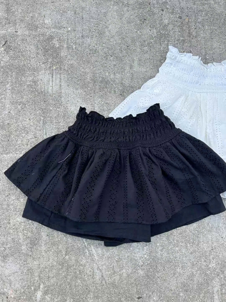 Chân váy tầng chất thô hãng Zara 2 màu trắng, đen