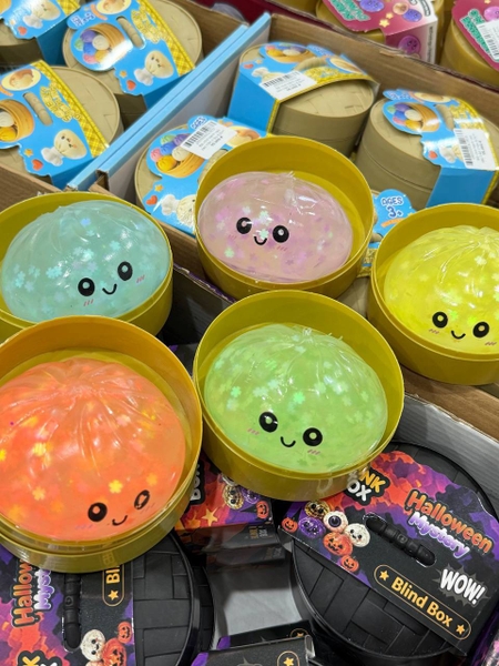Bánh bao Squishy SIZE TRUNG 8,5cm nhiều mẫu