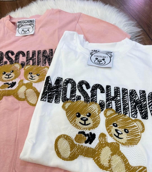 KGP - Áo phông Moschino thêu gấu 2 màu