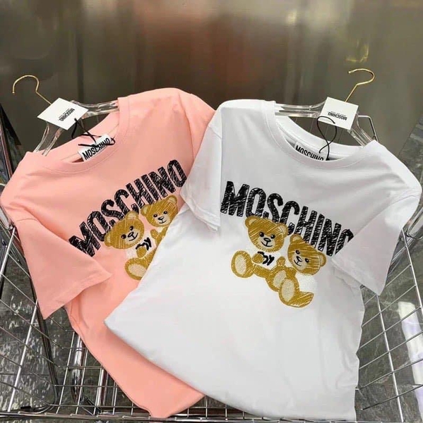 KGP - Áo phông Moschino thêu gấu 2 màu