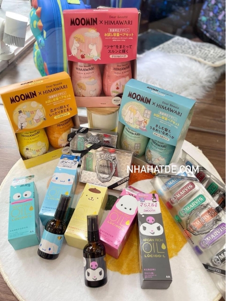 Dầu dưỡng tóc Argan Rich Oil chủ đề Sanrio Kuromi, Cinnamoroll, Pochacco…hàng Nhật