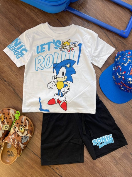 Bộ cotton H&M cộc tay bé trai Sonic, Pokemon, Hulk xanh...nhiều mẫu hè 2025