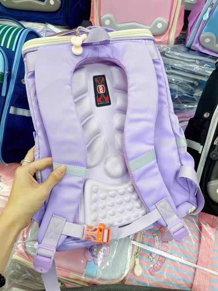 Balo chống gù 6 màu size 40x30x20cm cho bé trai, bé gái