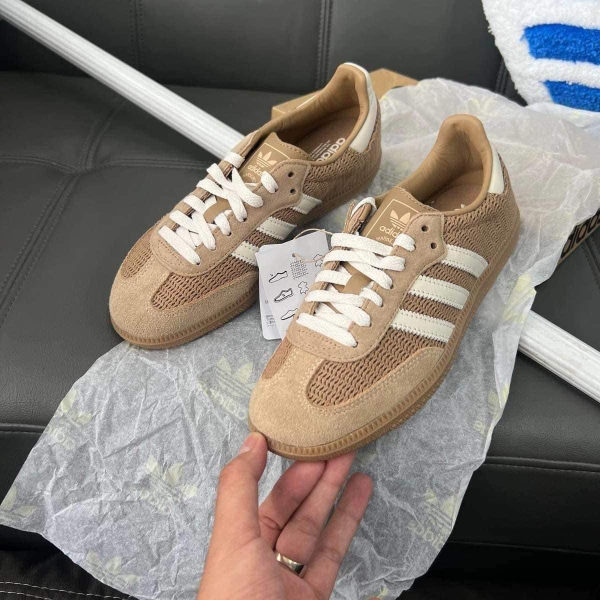 Giày thể thao Adidas Samba màu nâu trà sữa