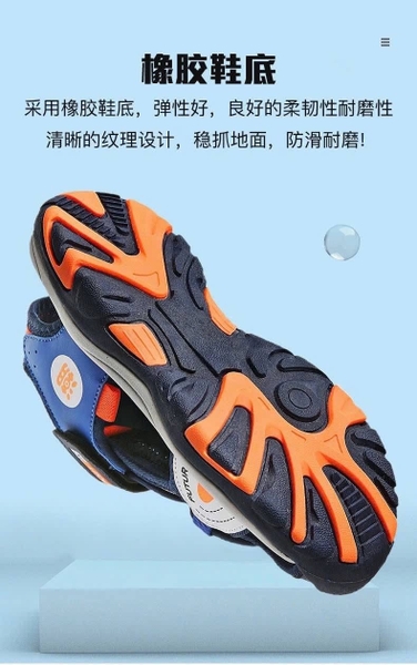 Sandal Future bít mũi chân 3 màu cho bé