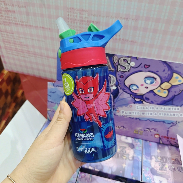 Bình nước nhựa NHỎ 430ml hãng Smiggle nhiều mẫu cho bé