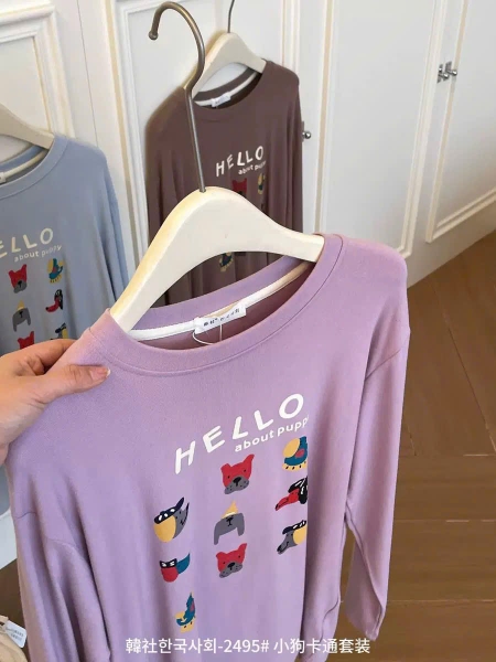 Bộ pyjama dài tay Motie nhiều màu cho nữ