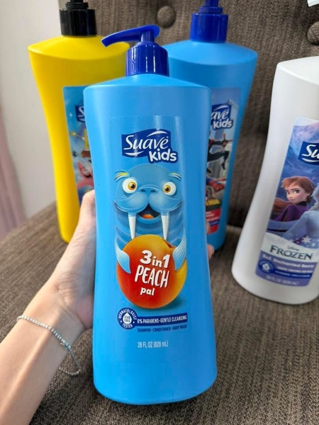 Sữa tắm gội 2in1 cho bé Suave kids 828ml