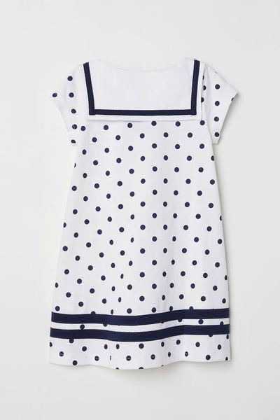 Váy thủy thủ H&M cộc tay 3 màu navy, đỏ, chấm bi trắng