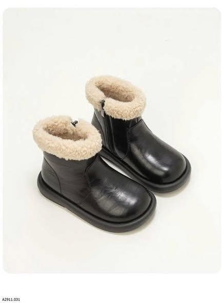 Boots da lót lông cừu cho 2 màu đen, nâu