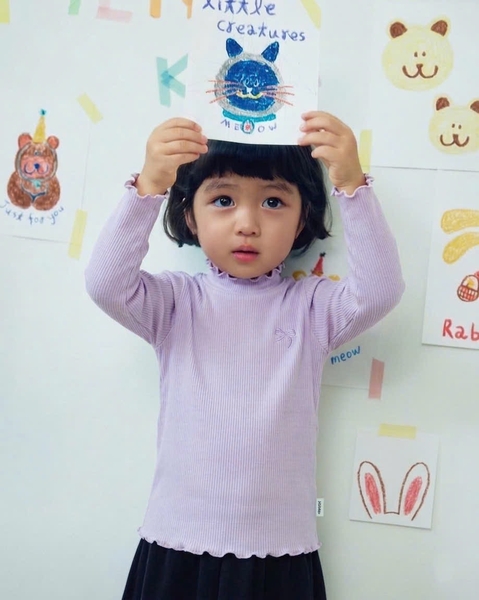 Áo giữ nhiệt Beemon cổ 3 phân thêu nơ 3 màu trắng, tím, hồng