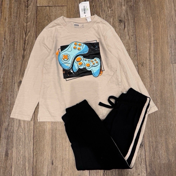 Bộ cotton dài tay hãng Delta, Disney, Marvel 4 mẫu Spiderman, khủng long, Game, Mickey
