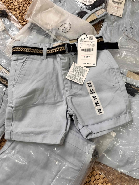 Quần short kaki Zara bé trai 4 mẫu hè 2025