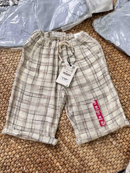 Quần short kaki Zara bé trai 4 mẫu hè 2025