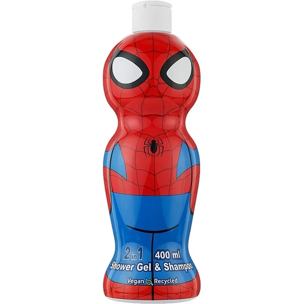 Sữa tắm gội 2in1 thuần chay VEGAN hình marvel, captain, elsa 400ml