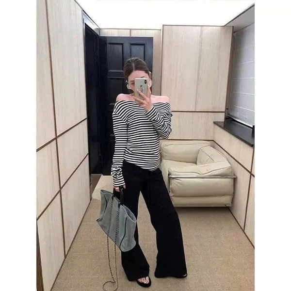 Quần ống loe MOSSEQUEEN 7 màu cho nữ