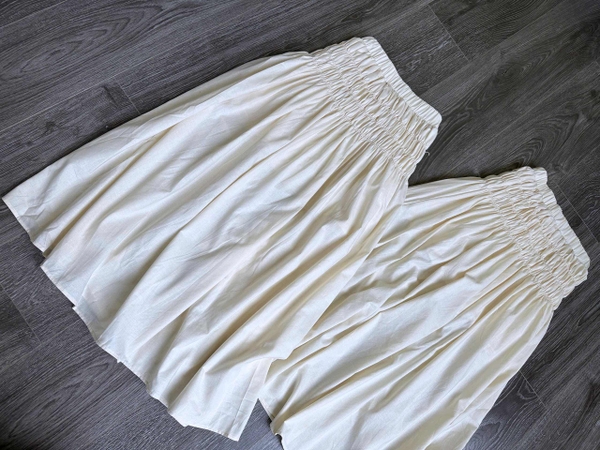 Chân váy nhún Polo Ralph Lauren màu be dáng dài