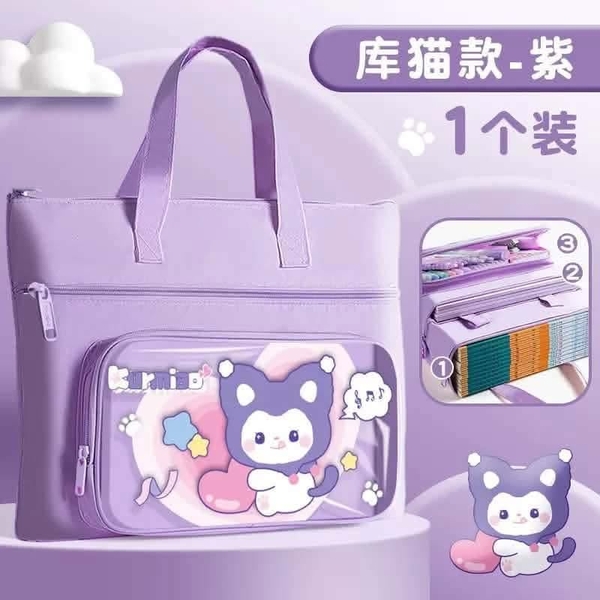 Túi đựng sách vở học thêm nhiều mẫu size 35x26cm