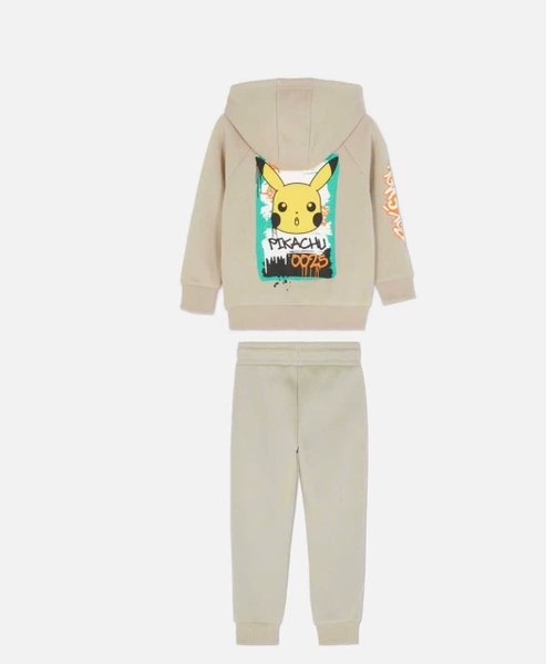 Bộ nỉ dài tay áo hoodie Primark bé trai 3 mẫu Spiderman, Mario, Pokemon
