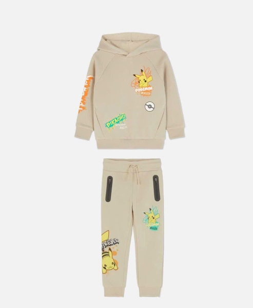 Bộ nỉ dài tay áo hoodie Primark bé trai 3 mẫu Spiderman, Mario, Pokemon