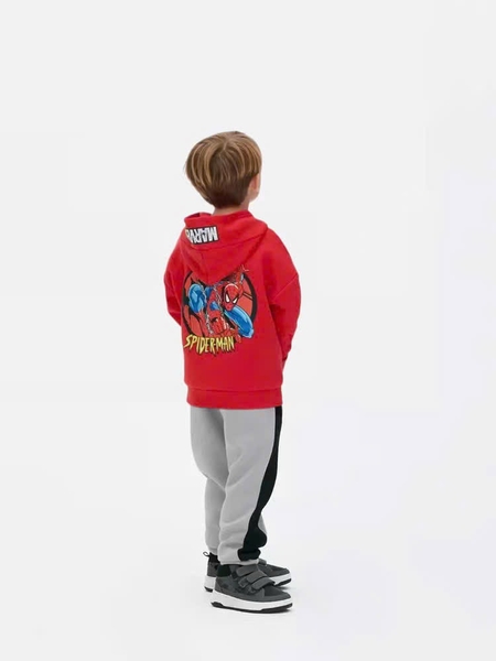 Bộ nỉ dài tay áo hoodie Primark bé trai 3 mẫu Spiderman, Mario, Pokemon