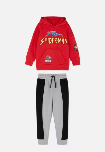 Bộ nỉ dài tay áo hoodie Primark bé trai 3 mẫu Spiderman, Mario, Pokemon