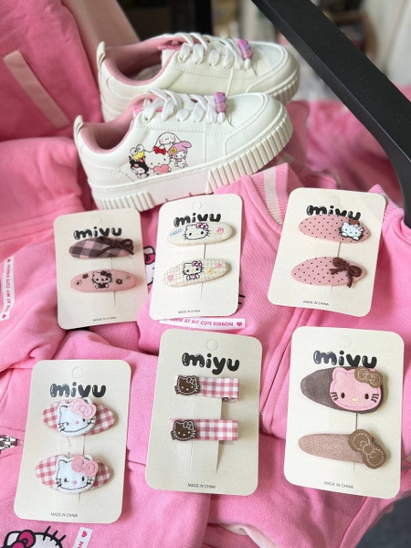 Set 2 cặp tóc hoạt hình Mi Yu nhiều mẫu