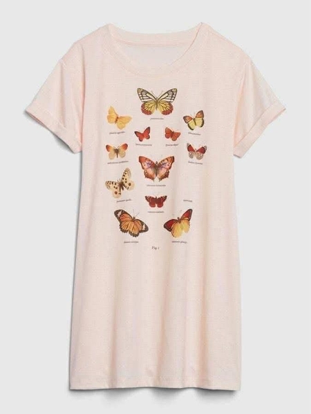 Váy cotton cộc tay Gap Kids nhiều mẫu Unicorn, dâu tây, donut, bướm...