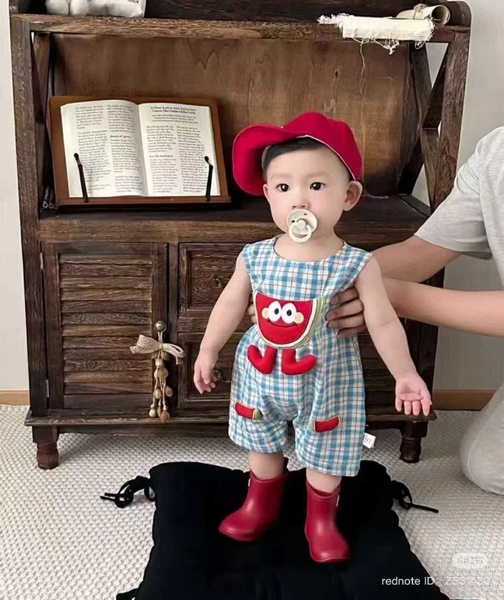 Bodysuit thô đũi 4 mẫu Puppy, Mickey, vịt Donald, dưa hấu