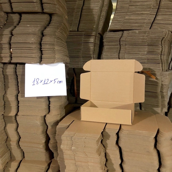 Hộp bìa carton nắp gài đóng hàng