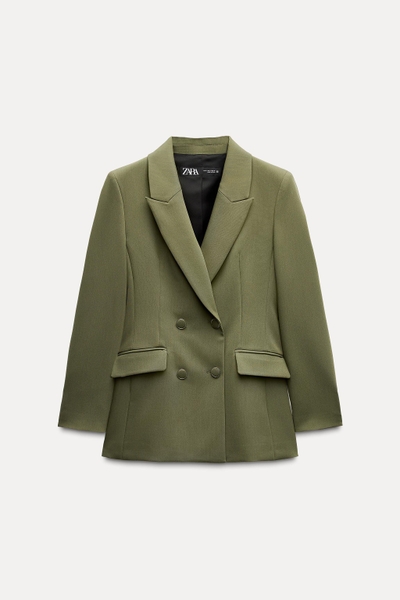 Áo khoác blazer Zara nhiều màu xanh rêu, đỏ, ghi, đen, be