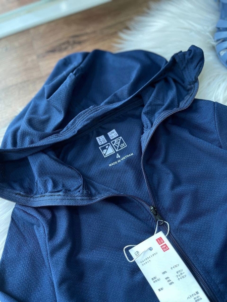Áo chống nắng thông hơi Uniqlo túi cuộn nhiều màu cho bé