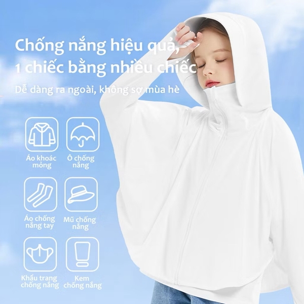 Áo khoác chống nắng SNOOPY nhiều màu cho bé trai, bé gái