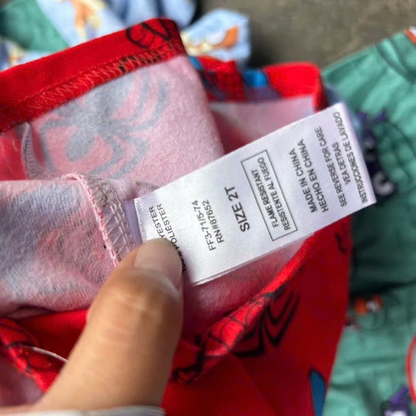 Bộ pyjamas băng lông dài tay Disney, Bluey bé trai 4 mẫu