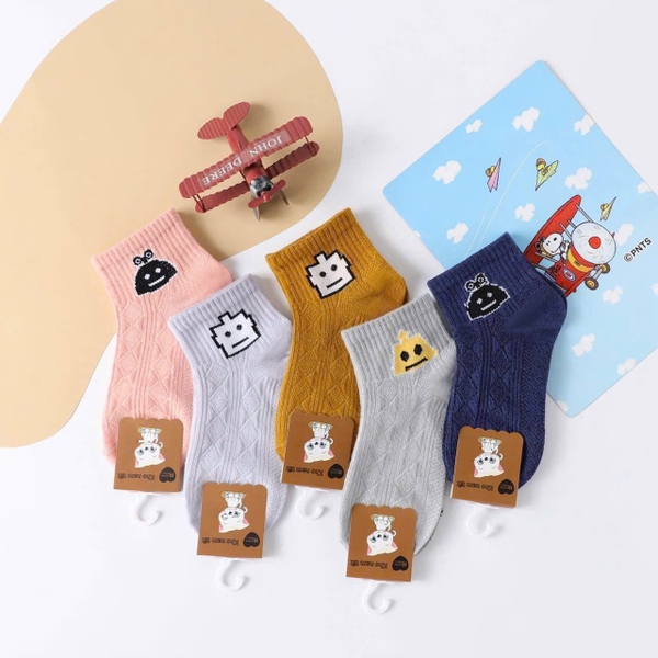 Set 10 đôi tất nhiều màu cho bé trai, bé gái