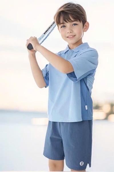 Bộ polo lacoste thể thao cộc tay Happyniuniu 3 màu xanh dương, navy, xanh ngọc