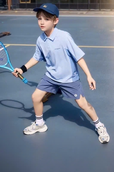 Bộ polo lacoste thể thao cộc tay Happyniuniu 3 màu xanh dương, navy, xanh ngọc