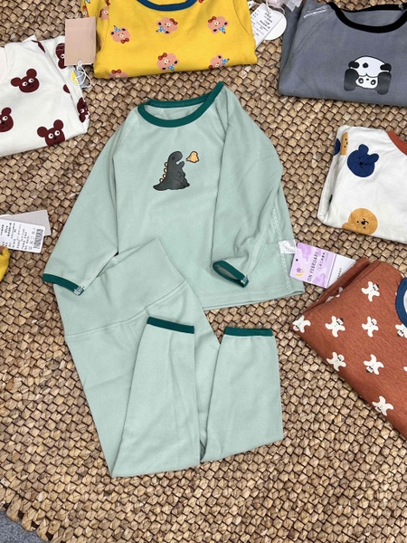Bộ cotton dài tay Cicikids 6 mẫu cho bé