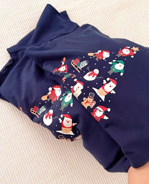 Bộ pyjama TEX họa tiết Noel 2 mẫu đỏ, xanh