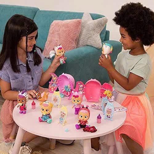 Đồ chơi trứng búp bê Cry Babies magic tears dress me up 2 màu hồng, tím